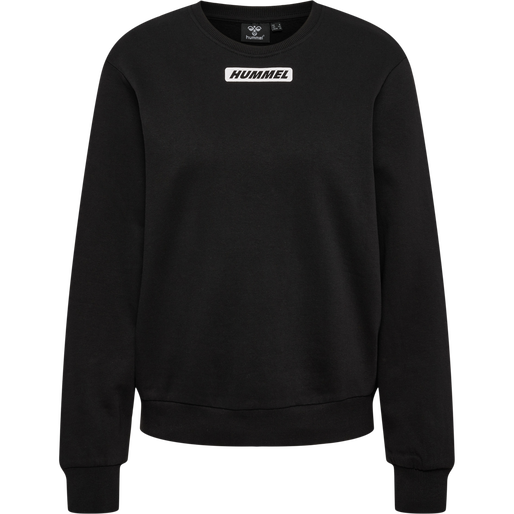 hmlTE ELEMENT SWEATSHIRT, BLACK, packshot