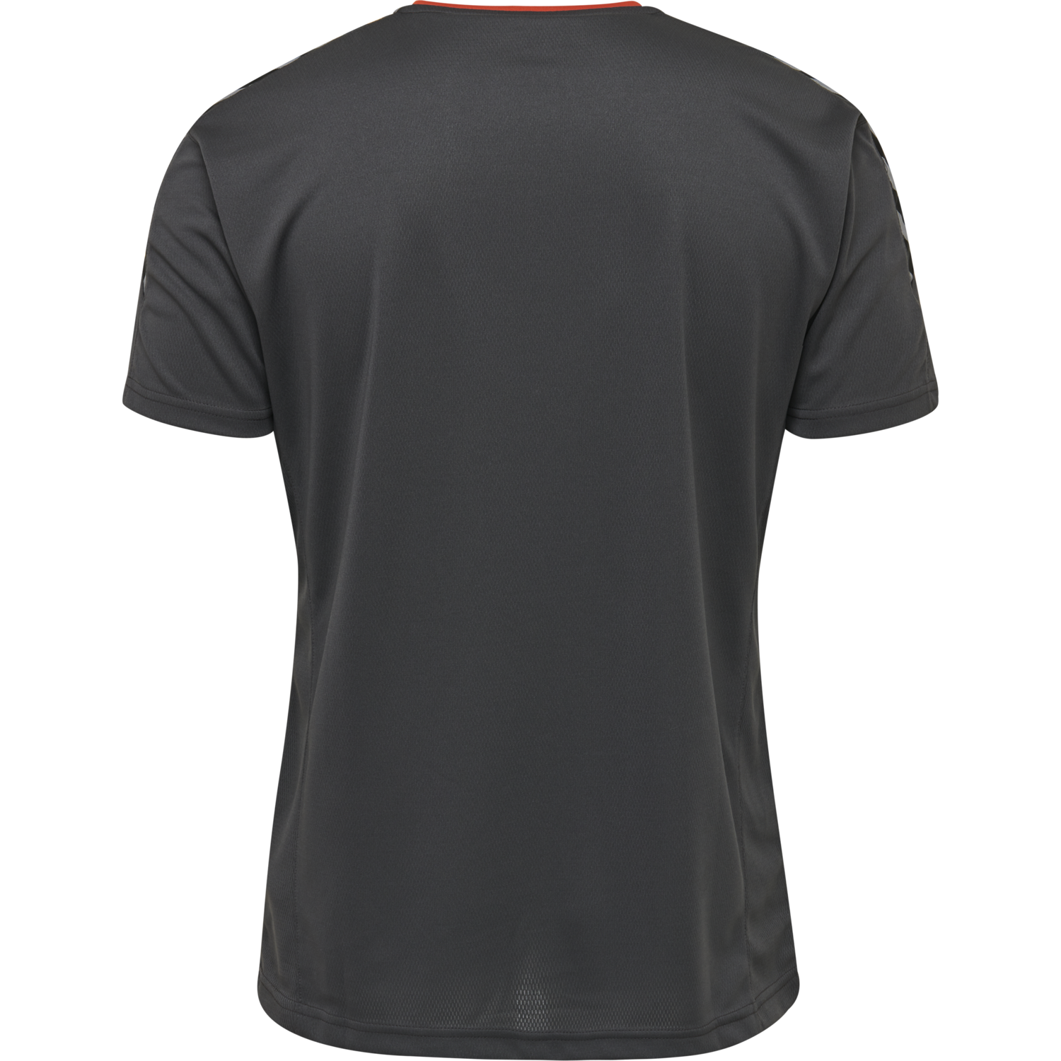 hmlAUTHENTIC POLY JERSEY S/S, ASPHALT, packshot