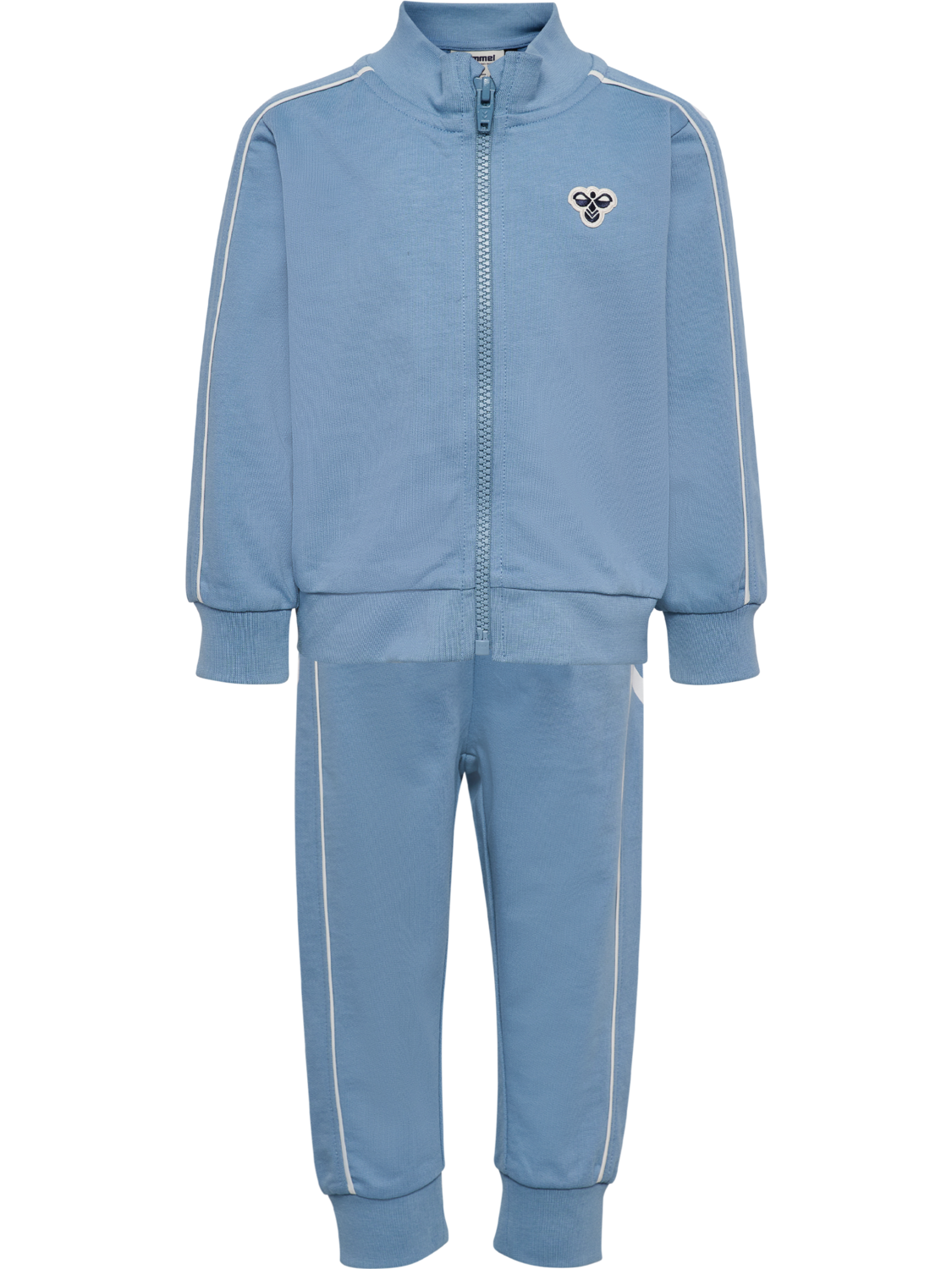 hmlMINI CO REG TRACK SUIT, FADED DENIM, packshot