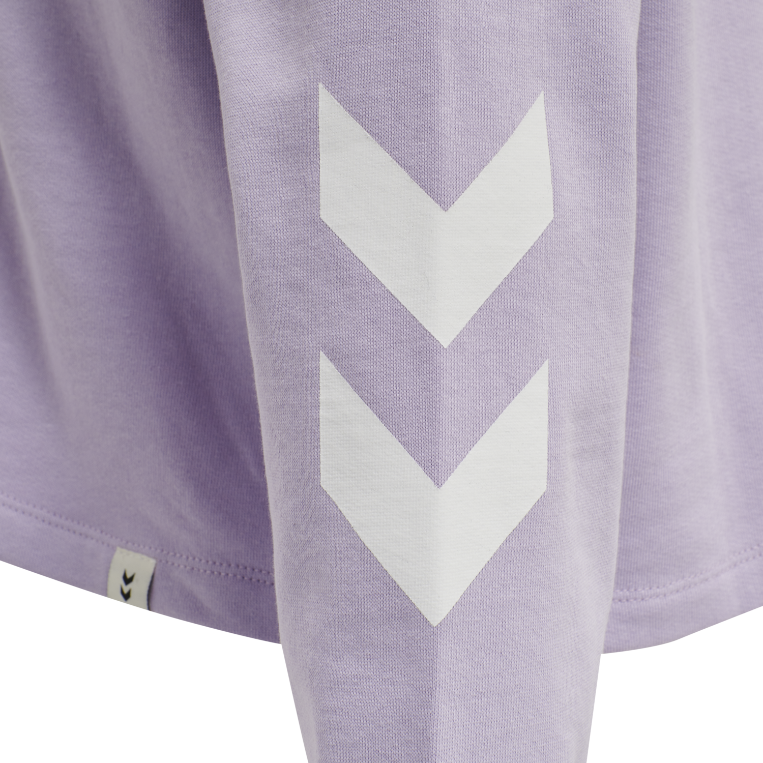 hmlLEGACY WOMAN CROPPED HOODIE, PASTEL LILAC, packshot