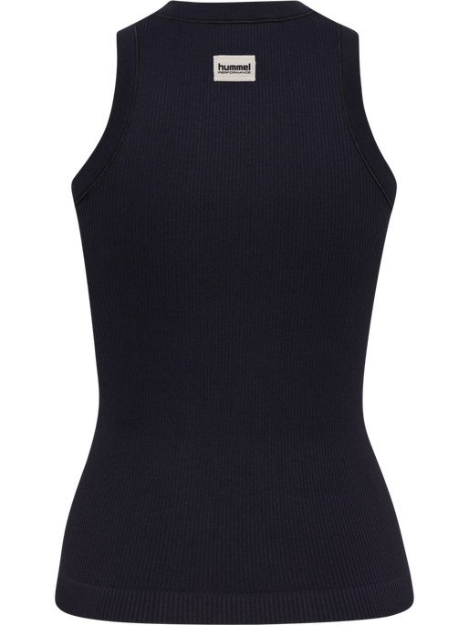 hmlPULSE SEAMLESS RIB W TANK TOP, BLACK, packshot