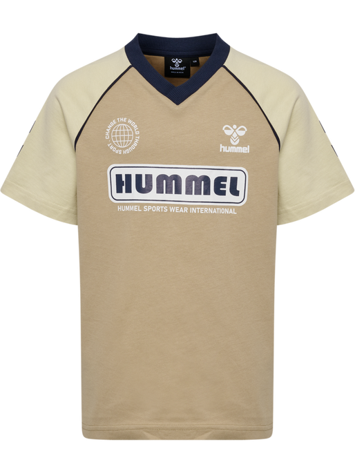 hmlROLF T-SHIRT S/S, CORNSTALK, packshot
