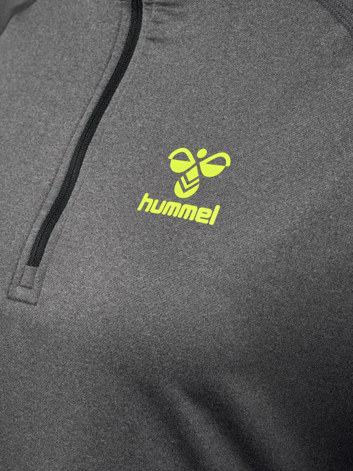 hmlSPRINT HALF ZIP WOMAN, FORGED IRON MELANGE hmlSPRINT HALF ZIP WOMAN, FORGED IRON MELANGE, packshot