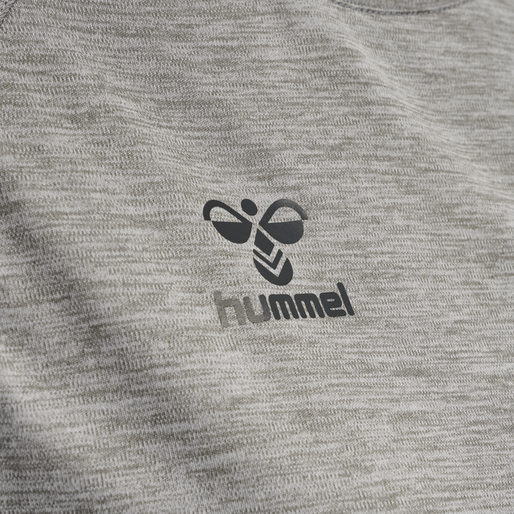 hmlCORE XK CORE POLY TEE  S/S WOMAN, GREY MELANGE hmlCORE XK CORE POLY TEE  S/S WOMAN, GREY MELANGE, packshot