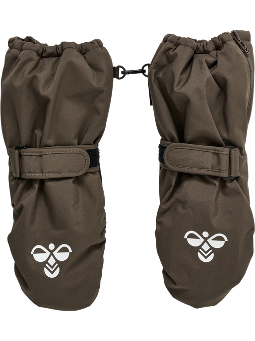 hmlIGLO TEX MITTENS, MAJOR BROWN, packshot