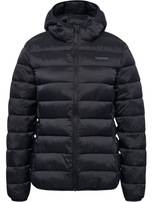 hmlLIGHTWEIGHT W PUFFER JACKET, BLACK, packshot