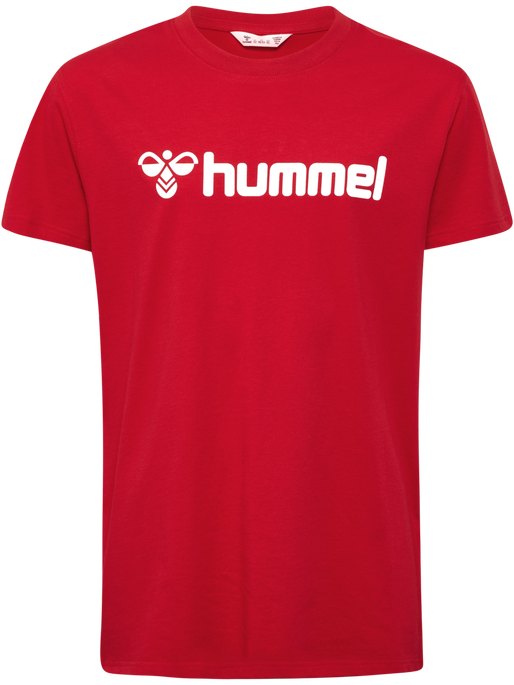 hmlGO 2.0 LOGO T-SHIRT S/S KIDS, TRUE RED, packshot
