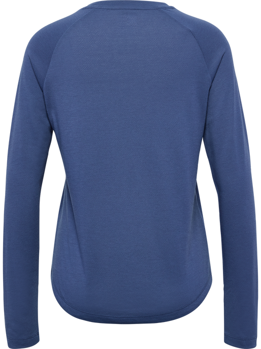 hmlMT VANJA T-SHIRT L/S, BLUE INDIGO, packshot