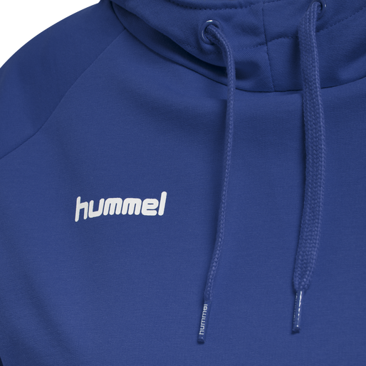 HMLGO COTTON HOODIE WOMAN, TRUE BLUE HMLGO COTTON HOODIE WOMAN, TRUE BLUE, packshot