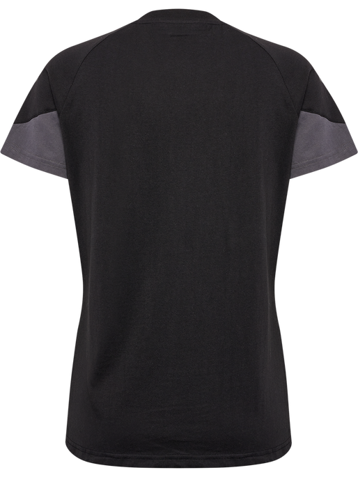 hmlTRAVEL T-SHIRT S/S WOMAN, BLACK, packshot