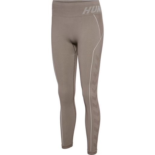 hmlTE MIKE SEAMLESS T-SHIRT, CHATEAU GRAY/DRIFTWOOD MELANGE hmlTE MIKE SEAMLESS T-SHIRT, CHATEAU GRAY/DRIFTWOOD MELANGE, packshot