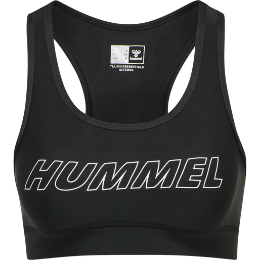 hmlTE TOLA 2-PACK SPORTS BRA, BLACK/DRIFTWOOD, packshot