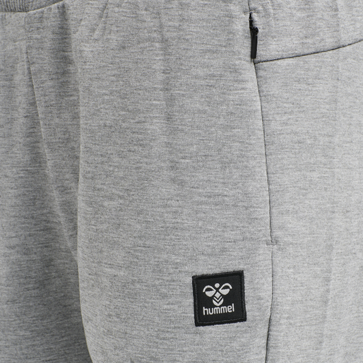 hmlESSI TAPERED PANTS, GREY MELANGE hmlESSI TAPERED PANTS, GREY MELANGE, packshot
