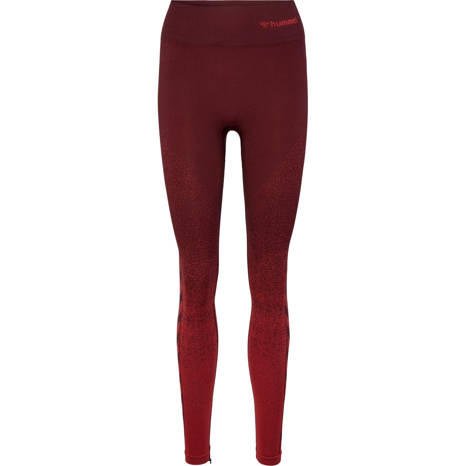 hmlMT FADE SEAMLESS MW TIGHTS, BITTER CHOCOLATE/MINERAL RED, packshot