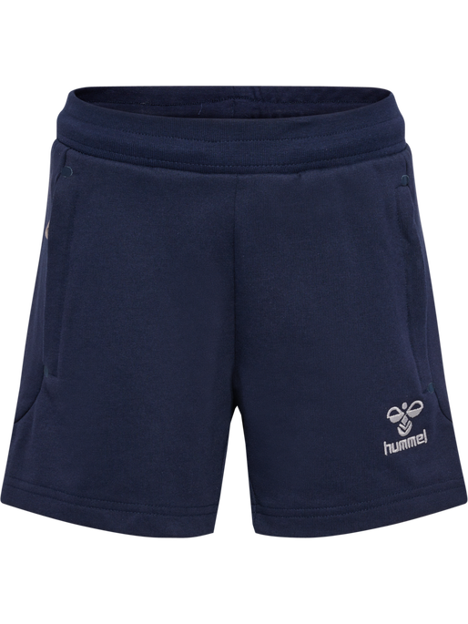 hmlMOVE GRID COTTON SHORTS KIDS, MARINE, packshot