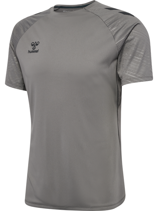 hmlPRO TRAINING JERSEY S/S, STEEL GRAY, packshot