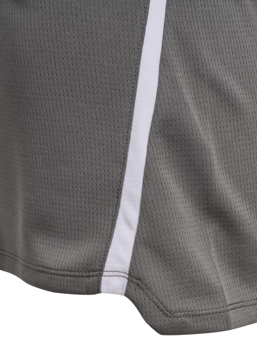 hmlLEAD 2.0 JERSEY S/S WOMAN, STEEL GRAY/ASPHALT, packshot