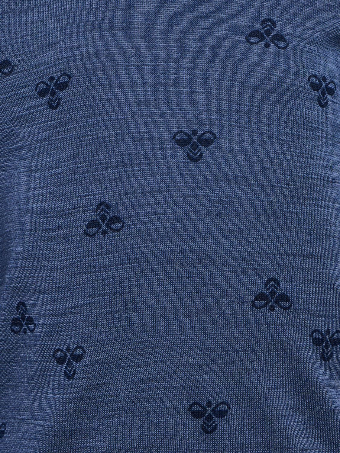 hmlMINI WOOL T-SHIRT L/S, VINTAGE INDIGO, packshot