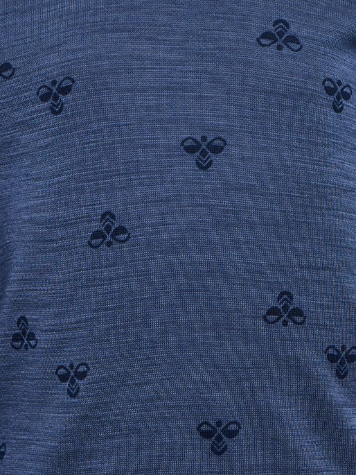 hmlMINI WOOL T-SHIRT L/S, VINTAGE INDIGO hmlMINI WOOL T-SHIRT L/S, VINTAGE INDIGO, packshot
