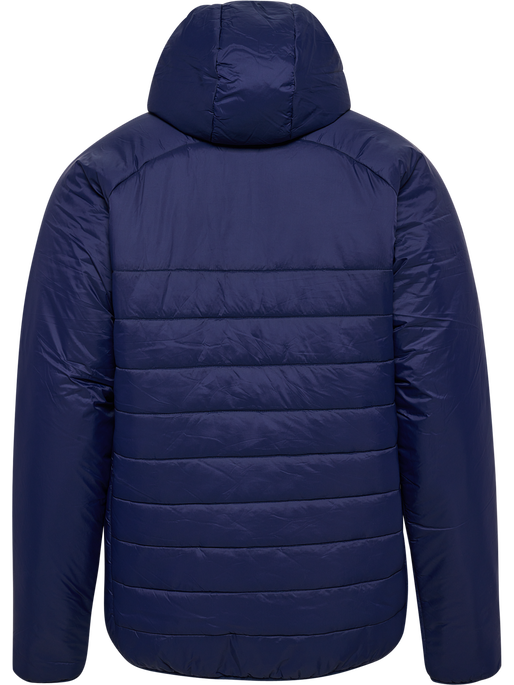 hmlGO QUILTED HOOD JACKET, MARINE, packshot