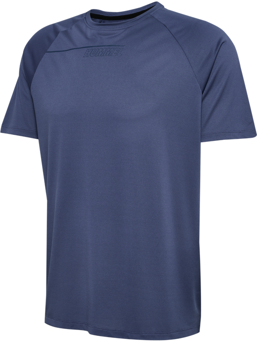 hmlCOURT LIGHT WEIGHT T-SHIRT, BLUE INDIGO, packshot