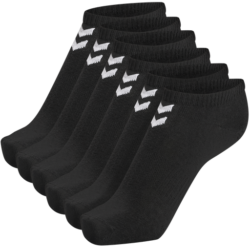 hmlCHEVRON 6-PACK ANKLE SOCKS, BLACK hmlCHEVRON 6-PACK ANKLE SOCKS, BLACK, packshot