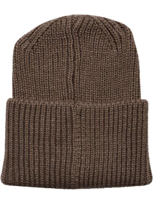 hmlJR HEAVY RIB KNIT BEANIE, PEPPERCORN, packshot