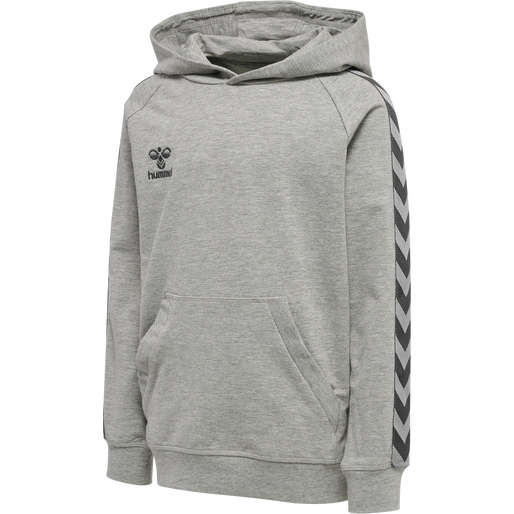 hmlMOVE KIDS CLASSIC HOODIE, GREY MELANGE, packshot