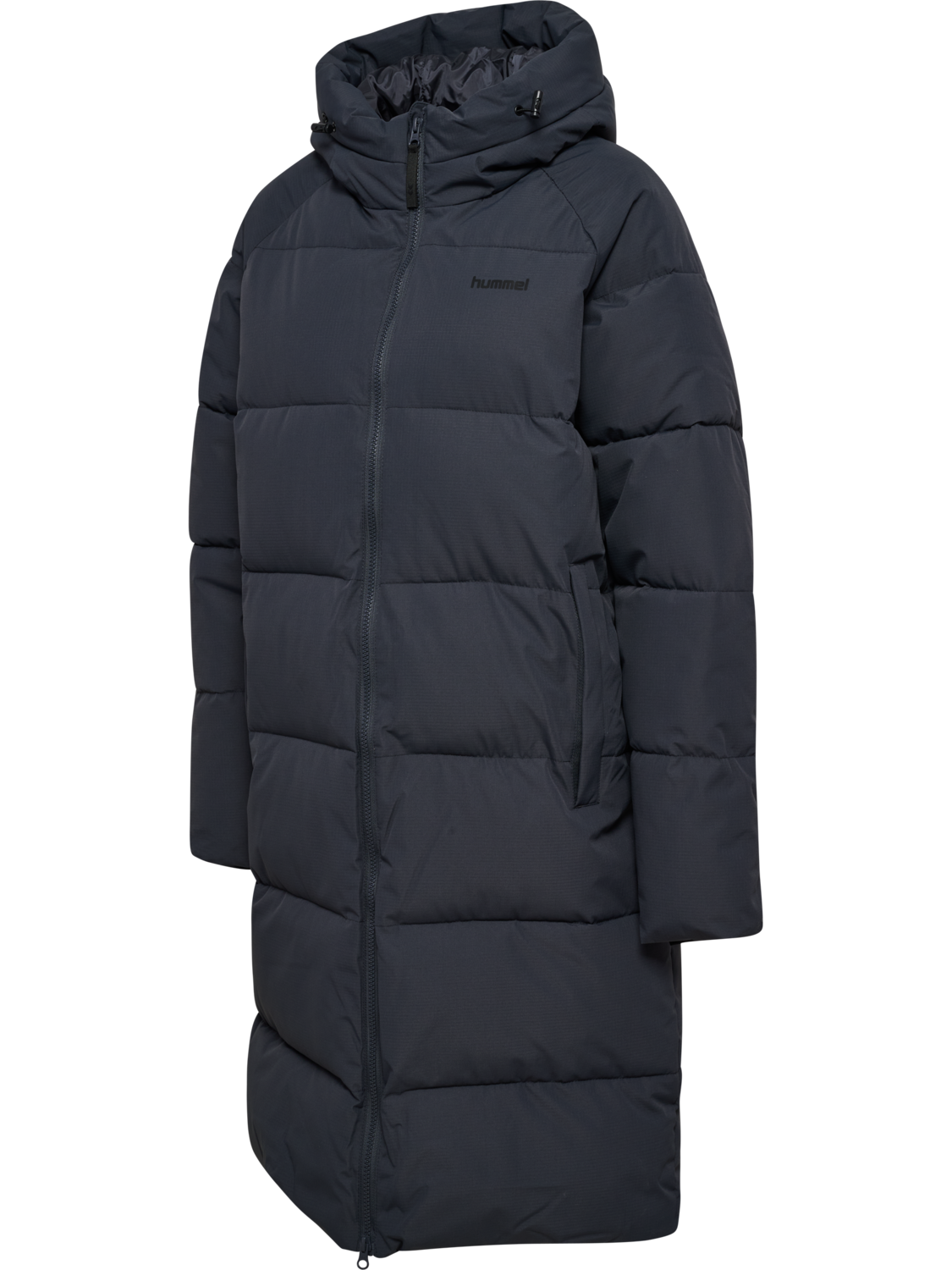 hmlLONG PUFFER W JACKET, EBONY, packshot