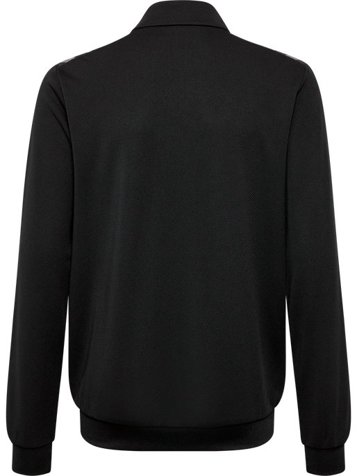 hmlAUTHENTIC PL ZIP JACKET KIDS, BLACK, packshot