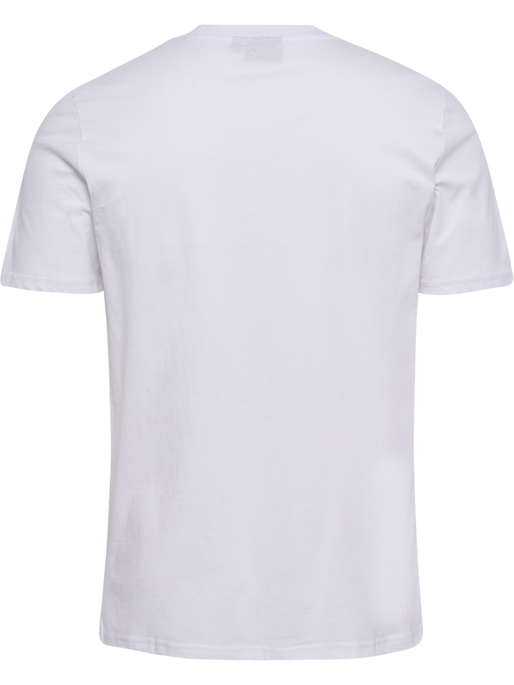 hmlROLIGAN COTTON T-SHIRT, WHITE hmlROLIGAN COTTON T-SHIRT, WHITE, packshot