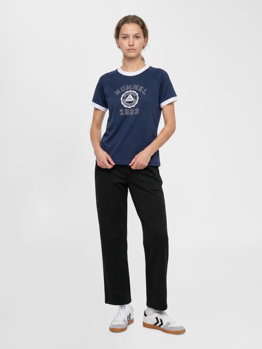 hmlPULSE RINGER W T-SHIRT S/S, DRESS BLUES, model