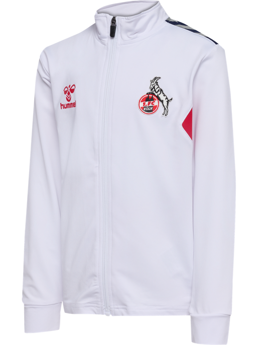 1FCK 23/24 LINE UP JACKET KIDS, WHITE/TRUE RED, packshot
