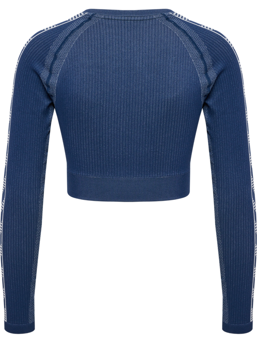 hmlMT BLAZE SEAMLESS T-SHIRT L/S, INSIGNIA BLUE, packshot