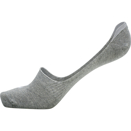 hmlCHEVRON 6-PACK NO SHOW SOCKS, WHITE/BLACK/GREY, packshot