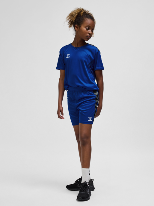 hmlAUTHENTIC PL SHORTS KIDS, TRUE BLUE, model