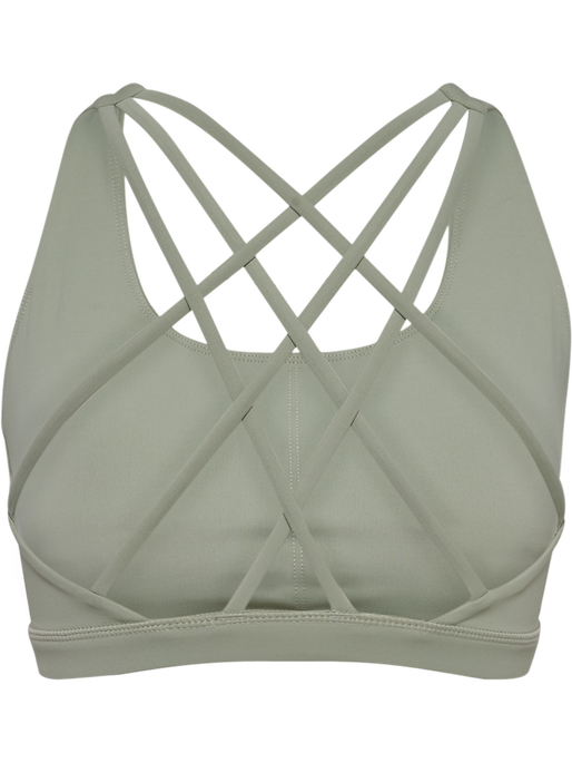 hmlHIIT IMPACT STRAP BRA, SEAGRASS, packshot