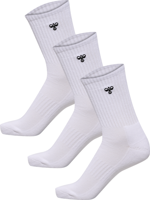 hml3-PACK SOCKS BEE, WHITE/WHITE hml3-PACK SOCKS BEE, WHITE/WHITE, packshot