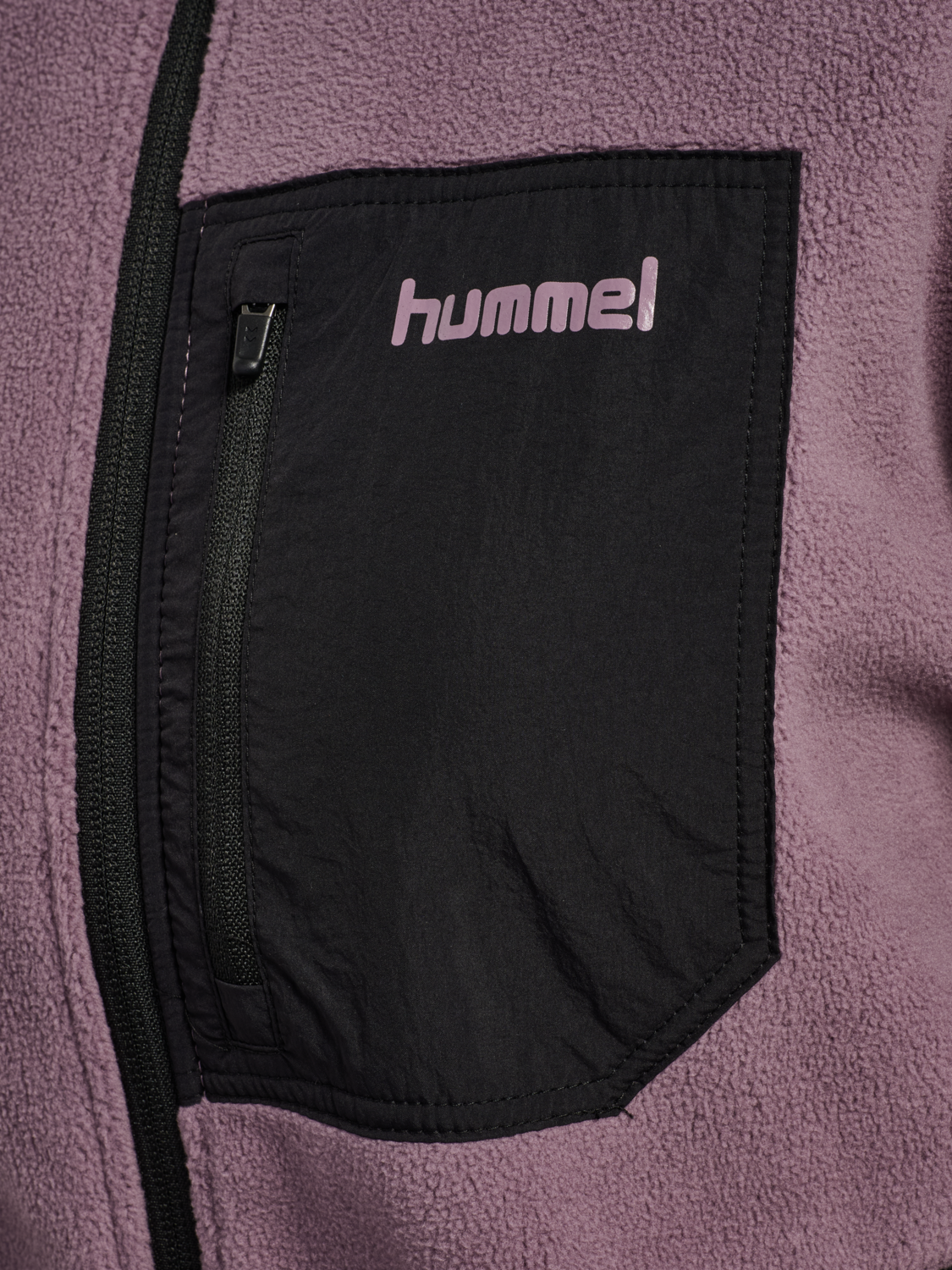 hmlPOLAR FLEECE WOMEN JACKET, BLACK PLUM, packshot