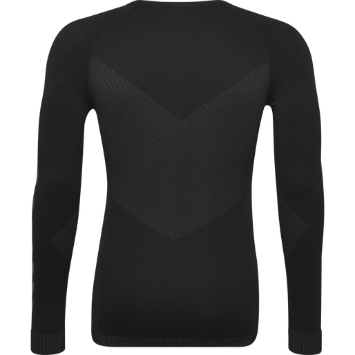 HUMMEL FIRST SEAMLESS KIDS JERSEY L/S , BLACK, packshot