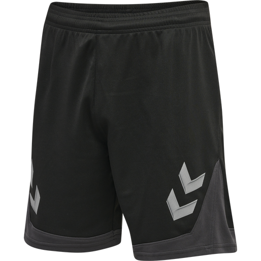hmlLEAD POLY SHORTS, BLACK hmlLEAD POLY SHORTS, BLACK, packshot