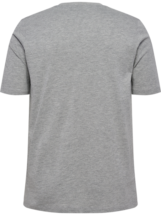 hmlPULSE T-SHIRT, GREY MELANGE, packshot