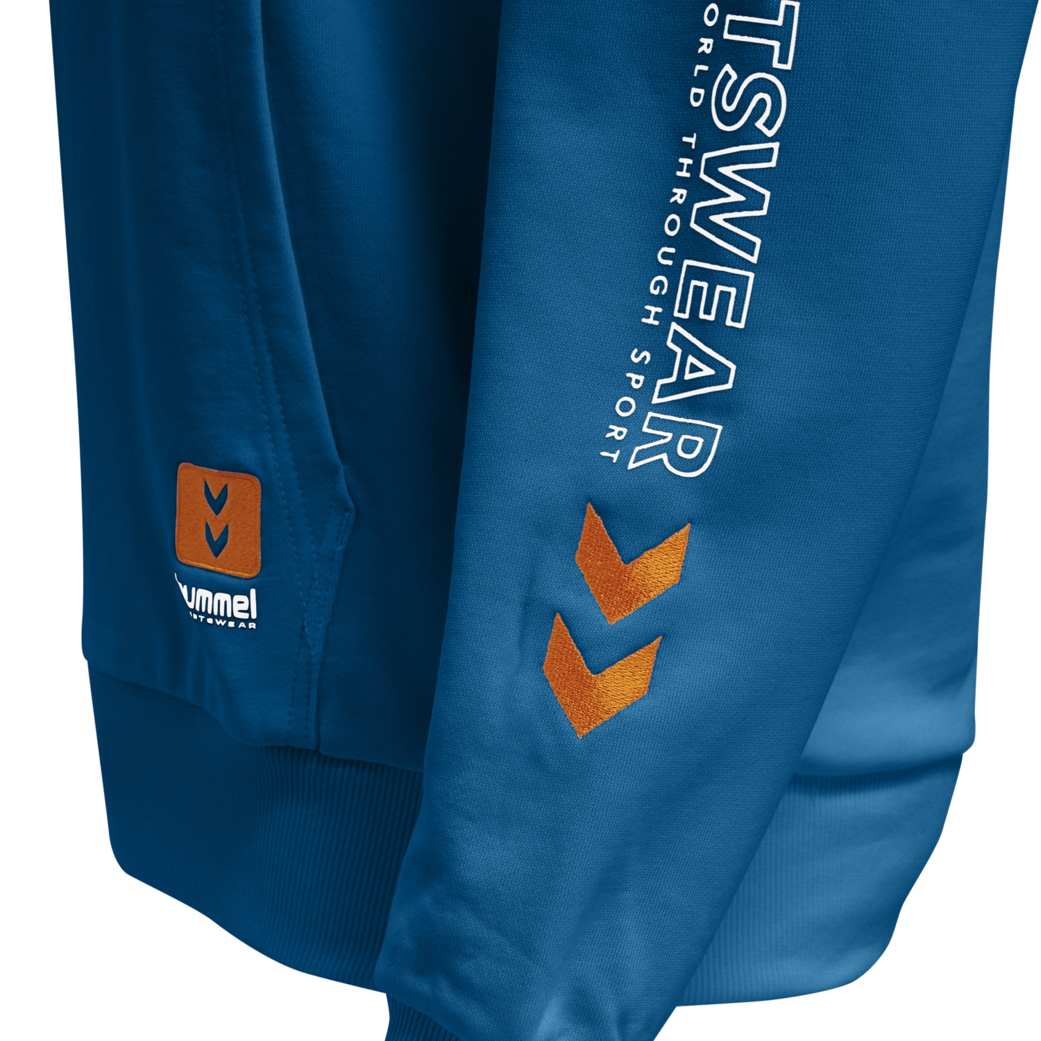 hmlLGC BIRK HOODIE, DEEP WATER, packshot