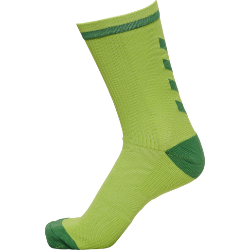 ELITE INDOOR SOCK LOW PA, DARK CITRON/MYRTLE, packshot