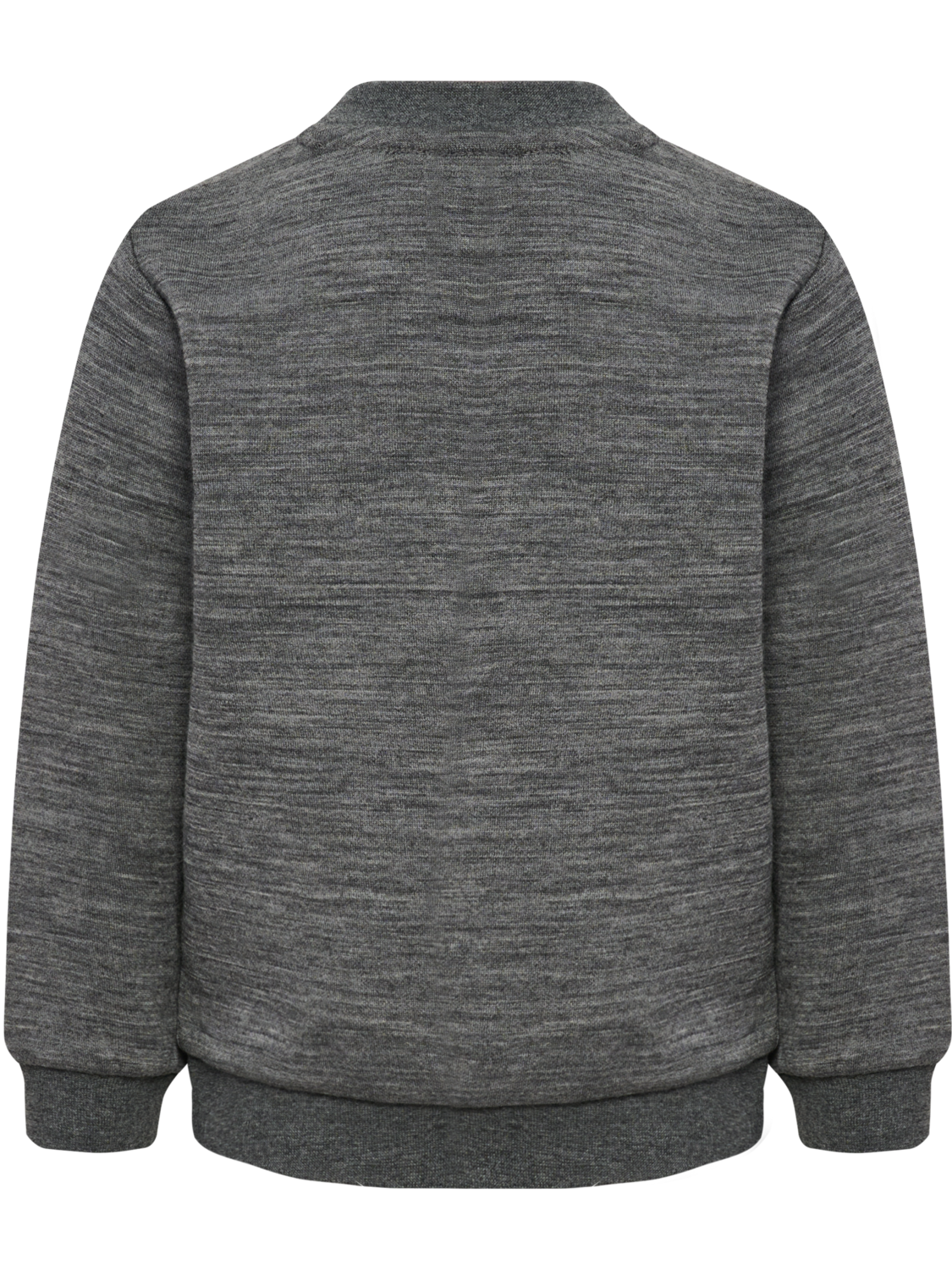hmlMINI WOOL SWEATSHIRT BEE, DARK GREY MELANGE, packshot