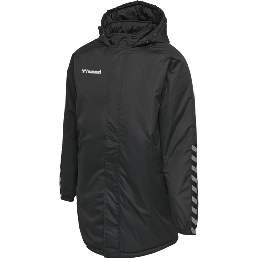 hmlAUTHENTIC BENCH JACKET, BLACK/WHITE, packshot