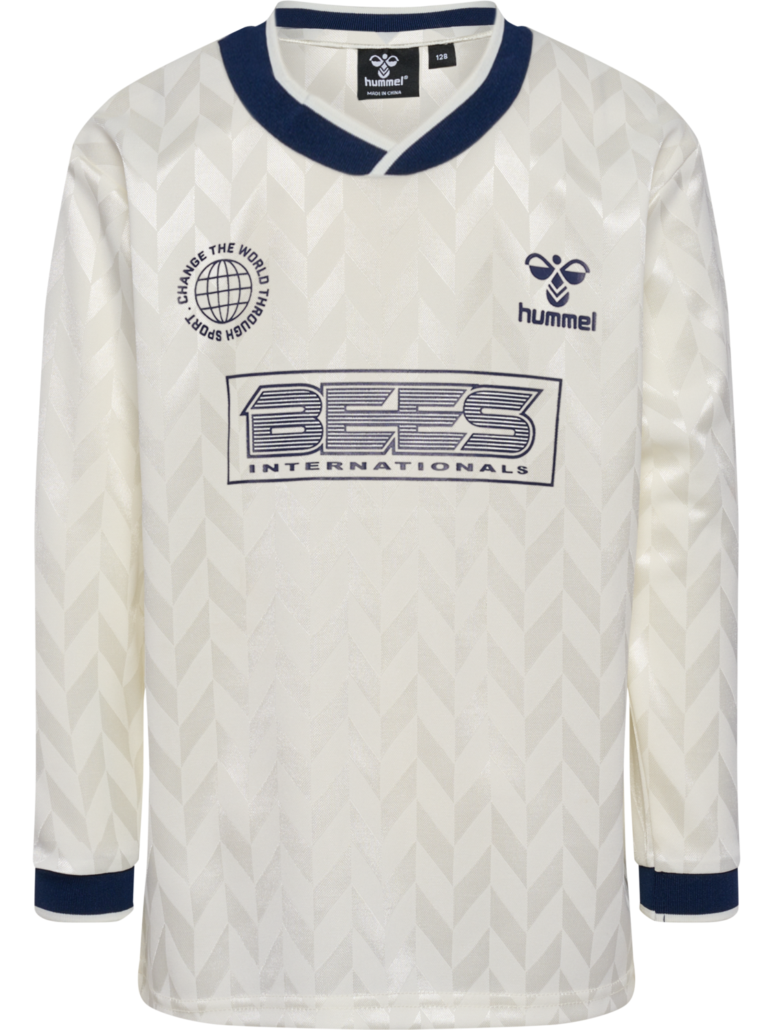 hmlPLEKS T-SHIRT L/S, MARSHMALLOW, packshot