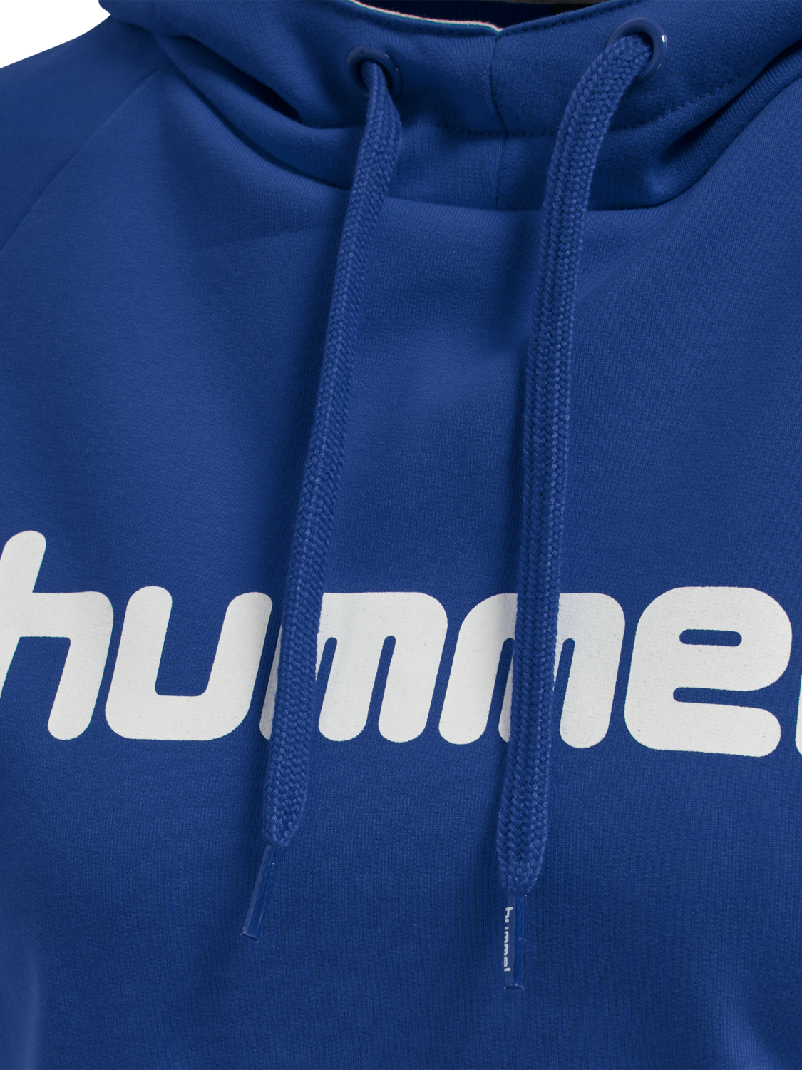 HMLGO COTTON LOGO HOODIE WOMAN, TRUE BLUE, packshot