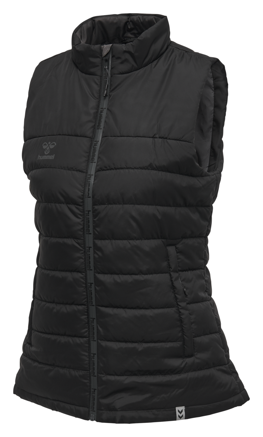 hmlNORTH WAISTCOAT WOMAN, BLACK/ASPHALT, packshot