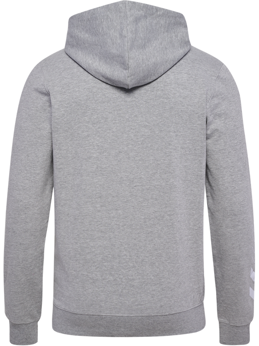 hmlELEMENTAL HOODIE, GREY MELANGE, packshot
